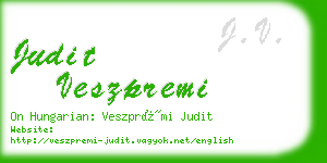 judit veszpremi business card